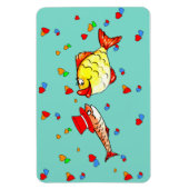 Zwei verliebte Fische マグネット (縦)