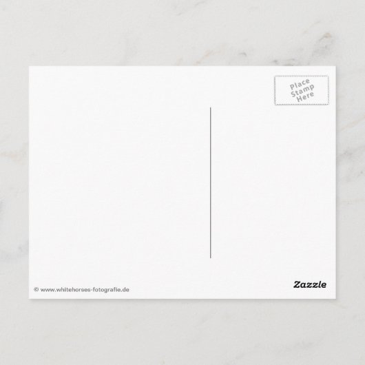 zwei verliebte Pferde ポストカード (裏面)