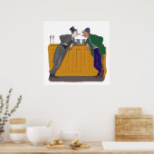 zwei Zigarrenraucher two cigar smokers ポスター (キッチン)