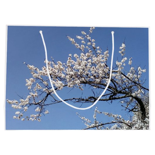 Zweig der Kirschblüte ラージペーパーバッグ (裏面)