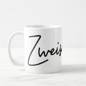 Zweisamkeit、ドイツ語、統合、ドイツ語 コーヒーマグカップ (左)