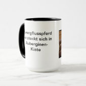 Zwergflusspferd Tasse マグカップ (正面左)