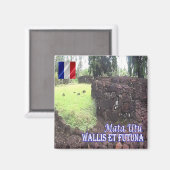 zWF006 MATA UTU, Wallis and Futuna,冷蔵庫 マグネット (正面/裏面)
