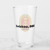 Zwickau, Deutsche Demokratische Republik, DDR, GDR タンブラーグラス (裏面)