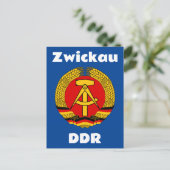 Zwickau, Deutsche Demokratische Republik, DDR, GDR ポストカード (スタンド正面)