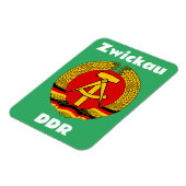 Zwickau, Deutsche Demokratische Republik, DDR, GDR マグネット (左側)