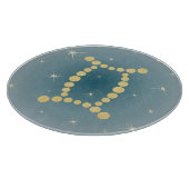 Zwillinge 21. Mai bis 21. Juni Glasbrett カッティングボード (角)