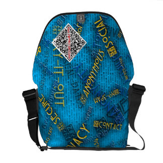 ZWOOKY QRのメッセンジャーバッグ メッセンジャーバッグ