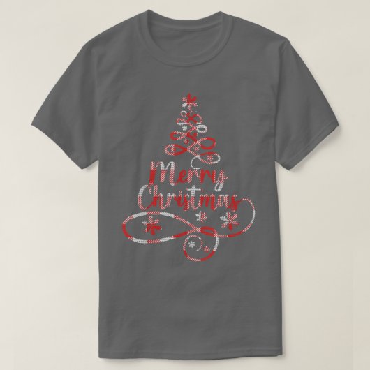 zWX8 Christmas TreeメリークリスマスChristmas Vibes Dec Tシャツ (デザイン正面)