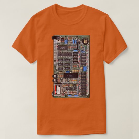 ZXスペクトラムハードウェア Tシャツ (デザイン正面)