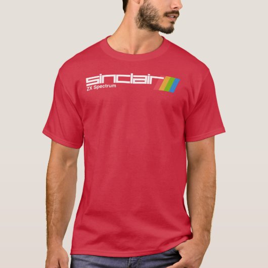 ZX Spectrum ファミリー レトロ お友達 男子 友達 友人 面白い Tシャツ (正面)