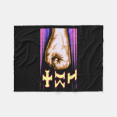 Zx Spectrum C64 Karate 8-bit Retro  フリースブランケット (正面(横))