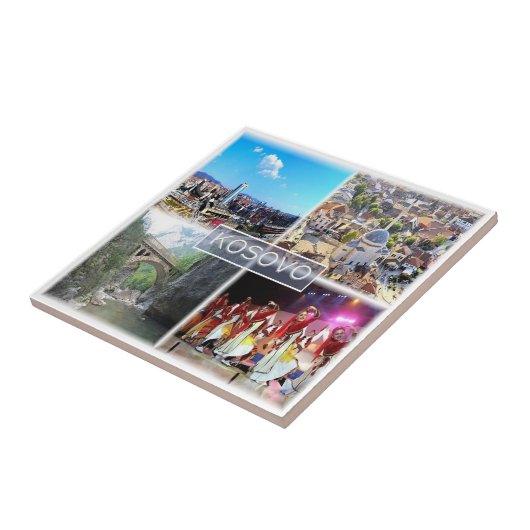 zXK005 KOSOVO、ヨーロッパ、 タイル (側面)