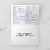 ZXSpectrumのクリスマス シーズンカード (内部)