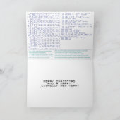 ZXSpectrumのトナカイのクリスマスカード シーズンカード (内部)