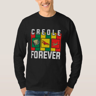 Zydeco Creole Forever Fan of Zydeco Music and Fest Tシャツ