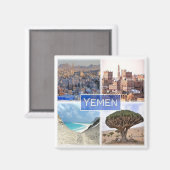 zYE003 YEMEN,モザイク,アジア,冷蔵庫 マグネット (正面/裏面)