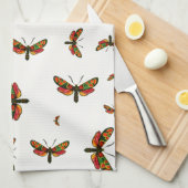 Zygaenaのカーニオリカ – ザクリプスキュラバーネット蛾 キッチンタオル (四つ折り)