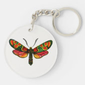 Zygaenaのカーニオリカ – ザクリプスキュラバーネット蛾 キーホルダー (裏面)