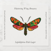 Zygaenaのカーニオリカ – ザクリプスキュラバーネット蛾 ビールラベル (シングルラベル)