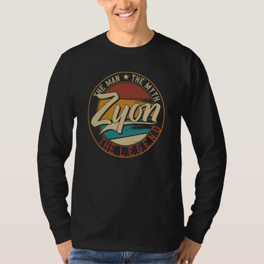Zyon The man the myth the legend Tシャツ (正面)