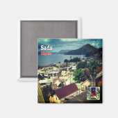 zYT004 SADA,マヨット,アフリカ,冷蔵庫 マグネット (正面/裏面)