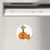 ZZ – カボチャのハロウィーン磁石のキリン マグネット (インサイチュ (食洗機))