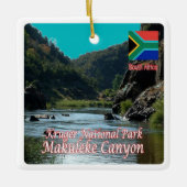 zZA005 SOUTH AFRICA, N.P.マクレケ・キャニオン， セラミックオーナメント (正面)