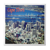 zZA008 CAPE TOWN, Aerial View,南アフリカ, タイル (正面)