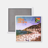 zZA009 CLIFTON，パノラマ，南アフリカ，冷蔵庫 マグネット (正面/裏面)