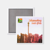 zZA016 JOHANNESBURG, Hillbrow,南アフリカ,冷蔵庫 マグネット (正面/裏面)