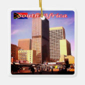 zZA023 SOUTH AFRICA, Panorama, セラミックオーナメント (正面)