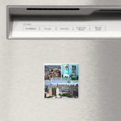 zZA026 JOHANNESBURG，モザイク，南アフリカ，冷蔵庫 マグネット (インサイチュ (食洗機))