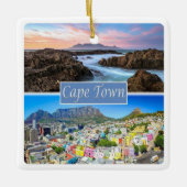 zZA033 CAPE TOWN，南アフリカ， セラミックオーナメント (正面)