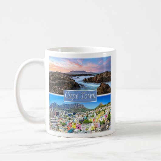 zZA033 CAPE TOWN ,South Africa, コーヒーマグカップ (左)