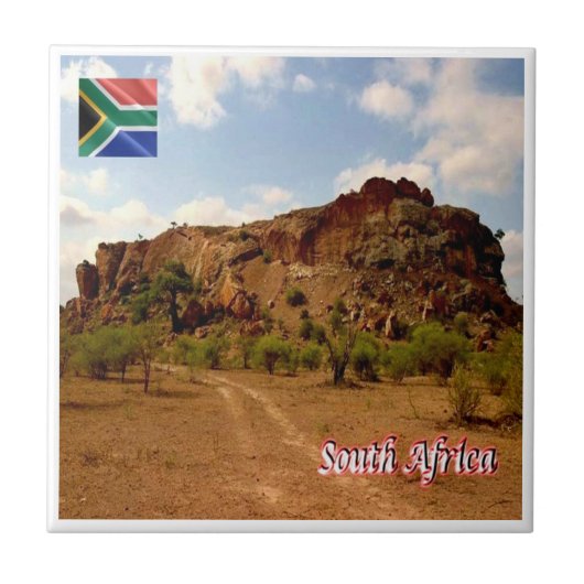 ZzA036 SOUTH AFRICA, Mapungubwe Hill, タイル (正面)