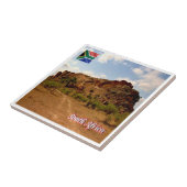 ZzA036 SOUTH AFRICA, Mapungubwe Hill, タイル (側面)