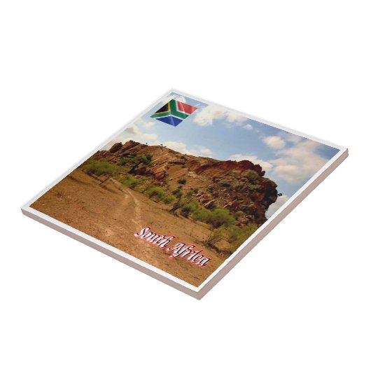 ZzA036 SOUTH AFRICA, Mapungubwe Hill, タイル (側面)