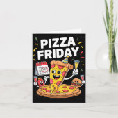 Zza Friday Funny Food Quote For Zza Lovers And Foo カード (正面)