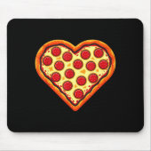 Zza Heart Cute Valentines Day Funny Heart Shaped Z マウスパッド (正面)