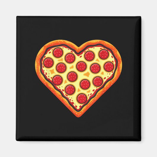 Zza Heart Cute Valentines Day Funny Heart Shaped Z マグネット (正面)