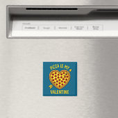 Zza Is My Valentine Funny Valentines Day Boys Girl マグネット (インサイチュ (食洗機))