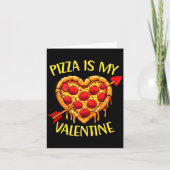 Zza Is My Valentine Funny Valentines Day Boys Ki  カード (正面)