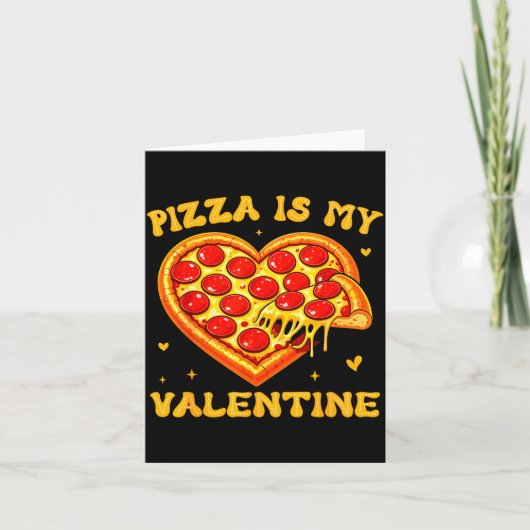 Zza Is My Valentine Funny Valentines Day Heart  カード (正面)