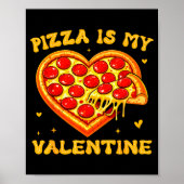 Zza Is My Valentine Funny Valentines Day Heart  ポスター (正面)