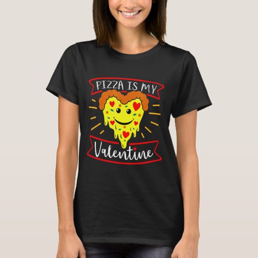 Zza Is My Valentine Funny Valentines Day Quote  Tシャツ (正面)
