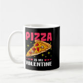 Zza Is My Valentine Valentines Day  コーヒーマグカップ (左)