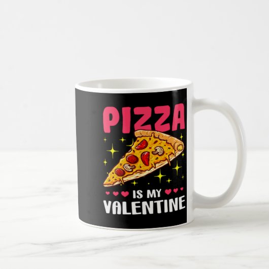 Zza Is My Valentine Valentines Day  コーヒーマグカップ (右)