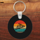 Zza Slice Retro Style Vintage  キーホルダー (正面)