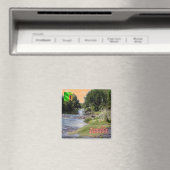 zZM003ザンビア，風景，アフリカ，冷蔵庫 マグネット (インサイチュ (食洗機))